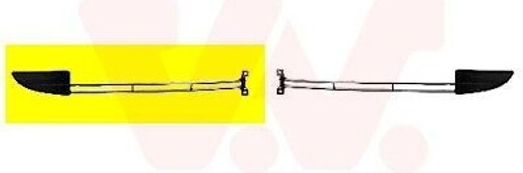 VAN WEZEL 3010506 Kühlergrill Frontgrill passend für MERCEDES-BENZ Stufenheck (W123) Rechts