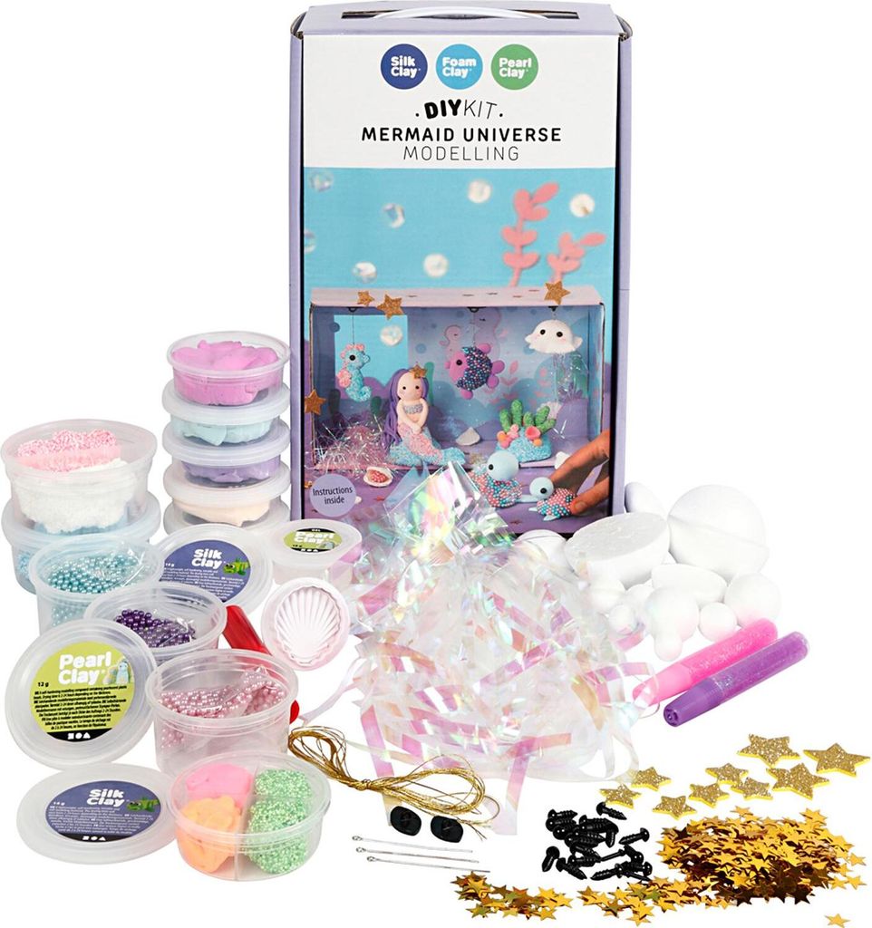 Kit de bricolage Modeler des sirènes, matériel et Image du produit 