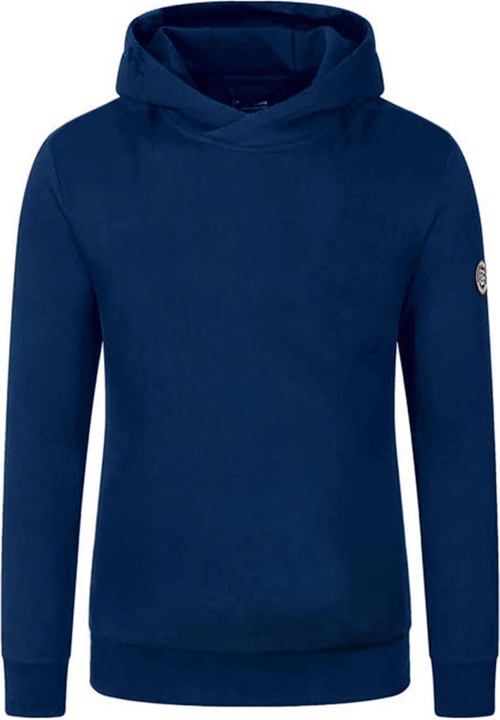 Blue Wave Uni Sweathoody Toni Unifarben - Moderner Kapuzenpullover mit Kängurutasche in Marine Größe XL