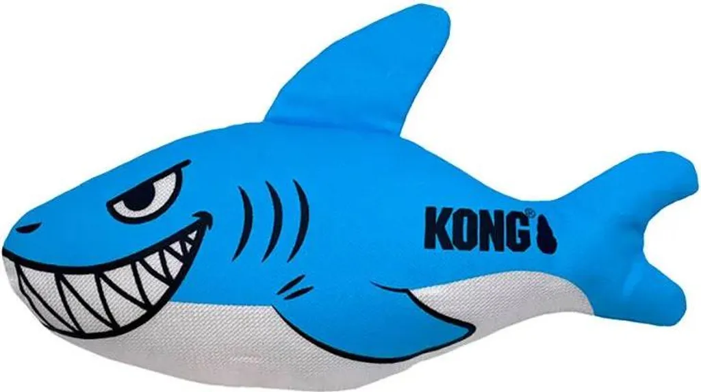 Kong Maxx Shark Bleu Peluche pour Chien - Matière renforcée et durable