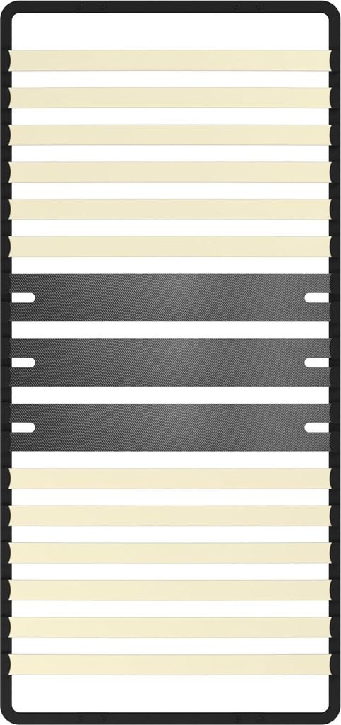 DEWINNER - Lattenrost 90x190 cm | 1x15 Latten Pappel Natur Produktbild 