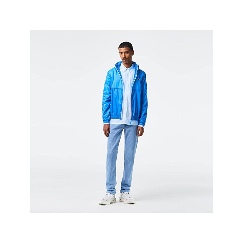 Lacoste Herren Hemd Azurblau 484218 : Größe - 42 Größe: 42