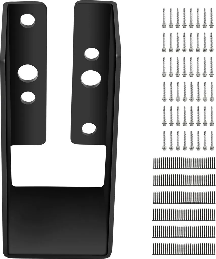 Support solive acier galvanisé bride cachée 2x4 montage frontal x24