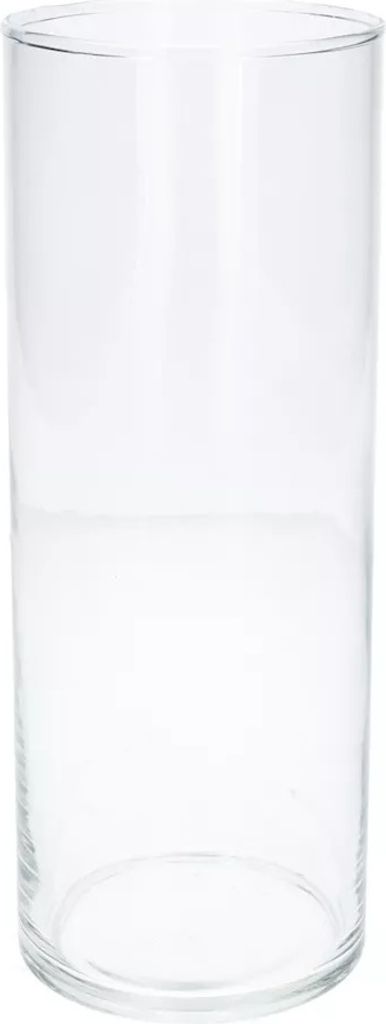Dekoglas Vase BASIC COLLECTION Zylinder H. 40cm D. 9,5cm transparent Glas Duif