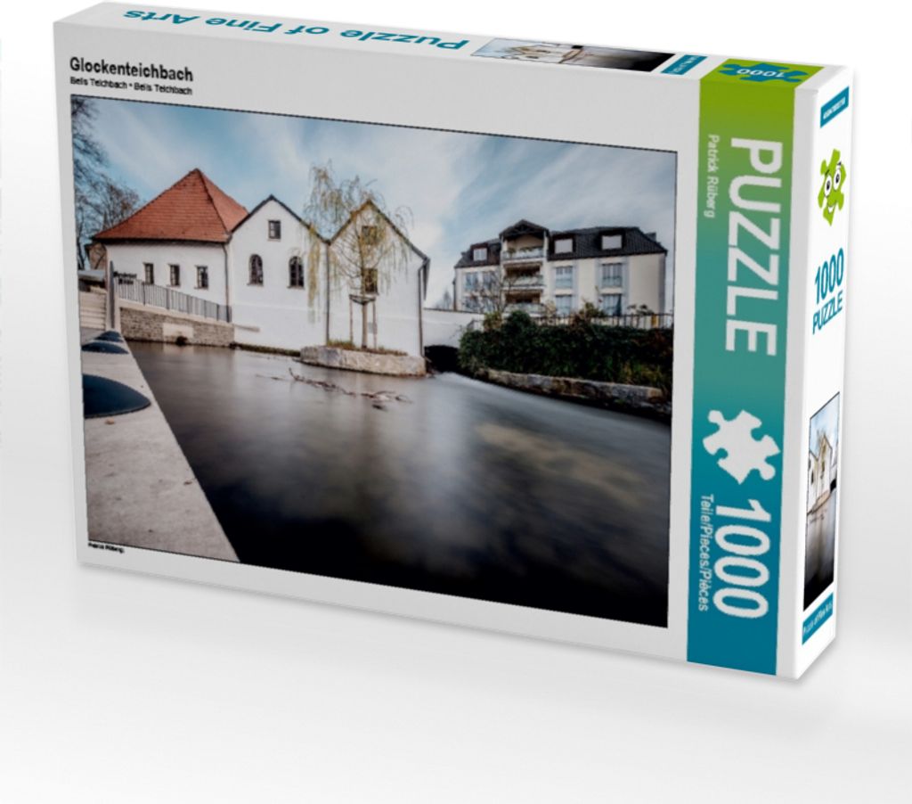 CALVENDO Puzzle Glockenteichbach 1000 Teile Puzzle quer | 1000 Teile Lege-Größe 64x48cm Foto-Puzzle für glückliche Stunden