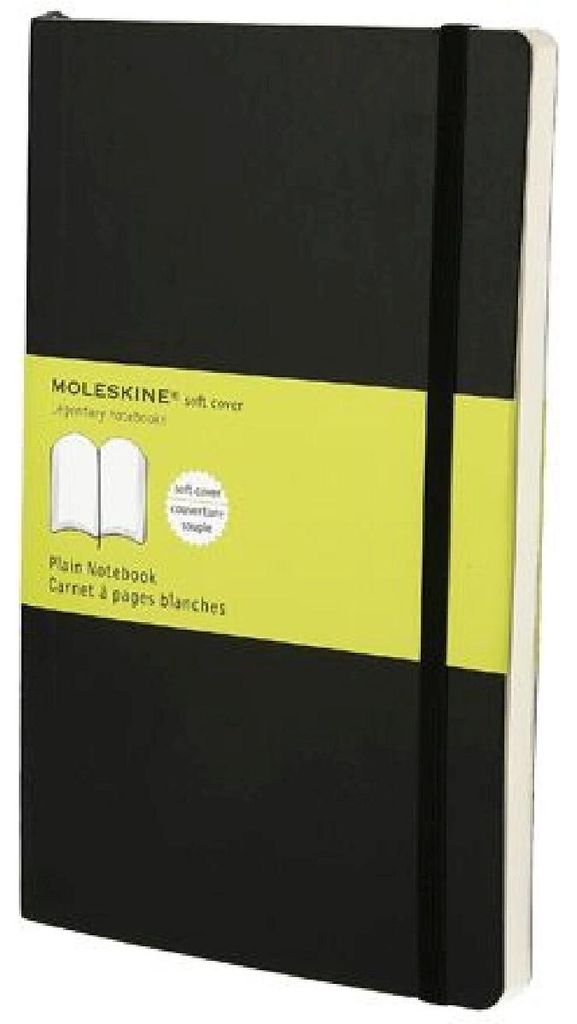 Moleskine Classic, Jednobarevný, Černá, 192 listy, Matný, Obrázek produktu 