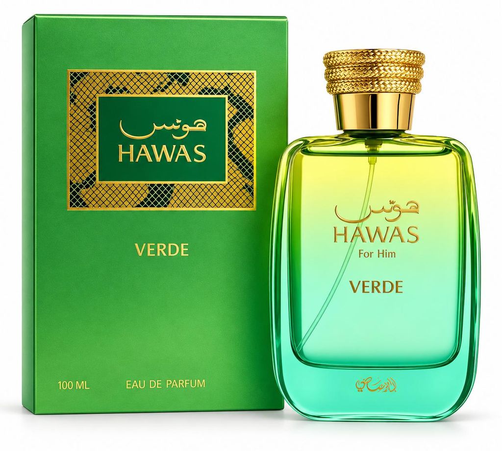 Rasasi Hawas Verde EDP, 100 ml, voor dames Productafbeelding 
