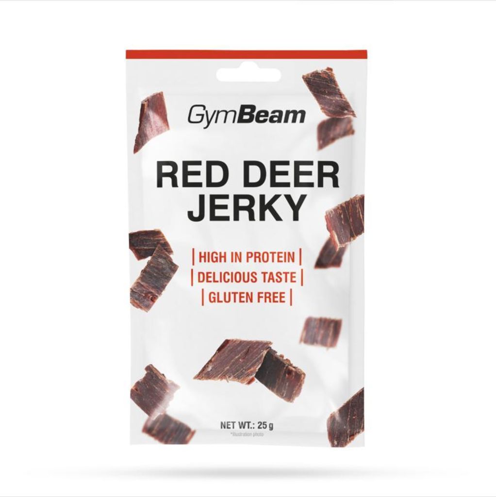 GymBeam - Rotwild Jerky, 25 g Produktbild 