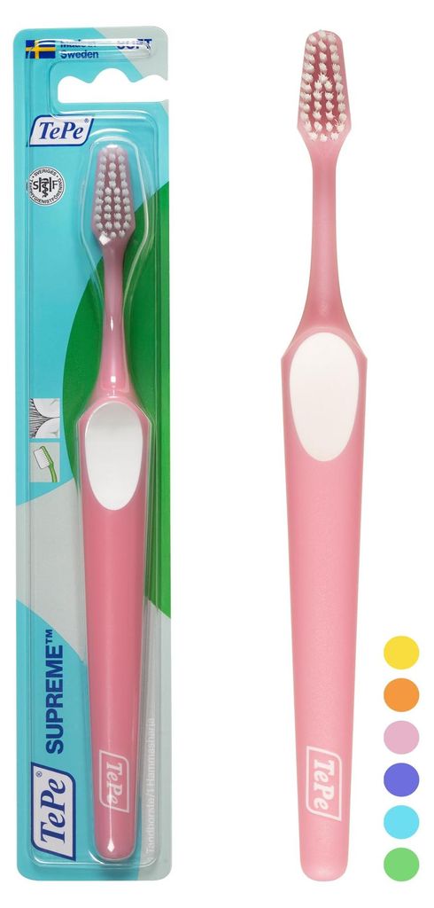 TePe | Brosse à dents Supreme Soft - 1 pièce - Nettoyage en Image du produit 