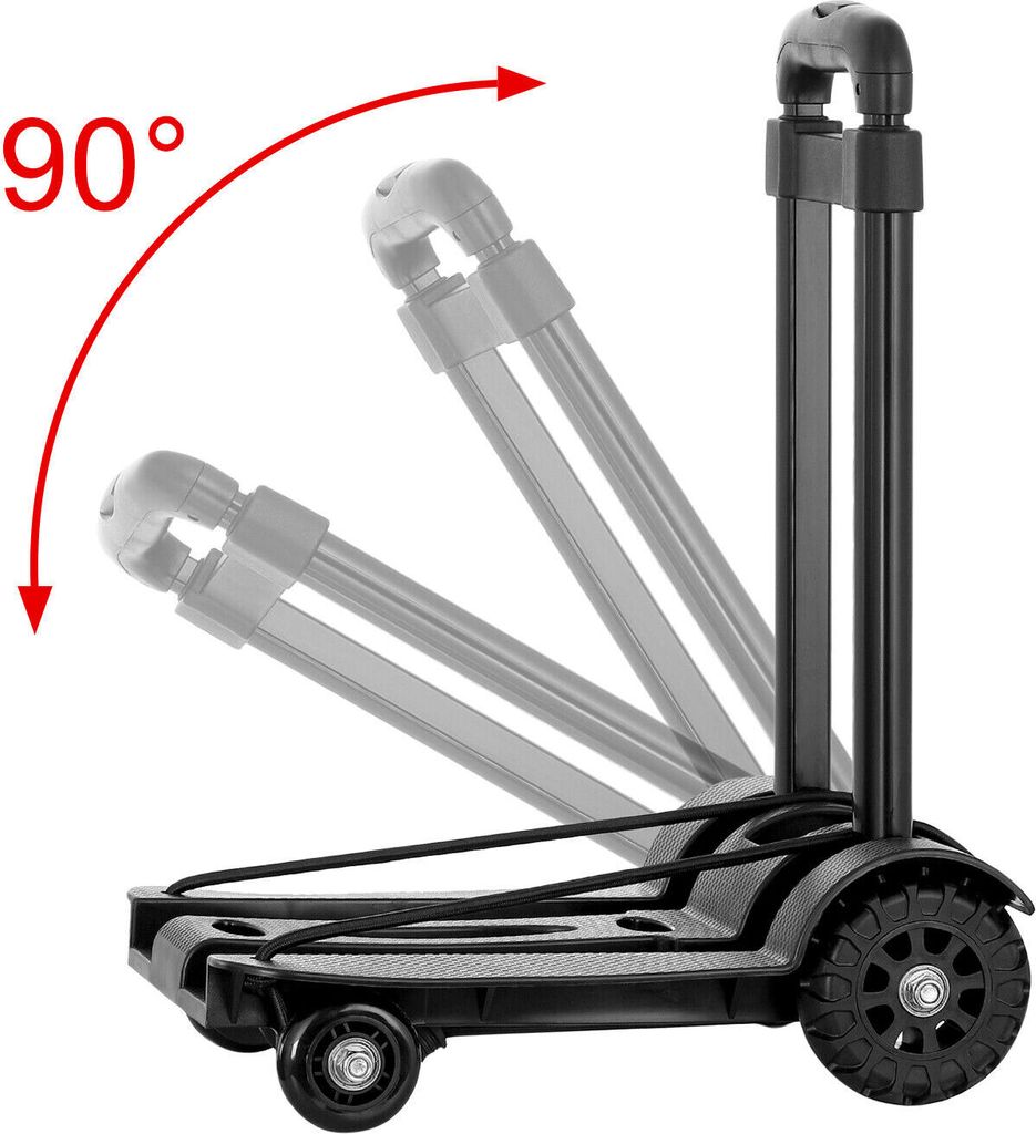 Mini Faltbare Sackkarre Klappbar Transportwagen 40KG Produktbild 3