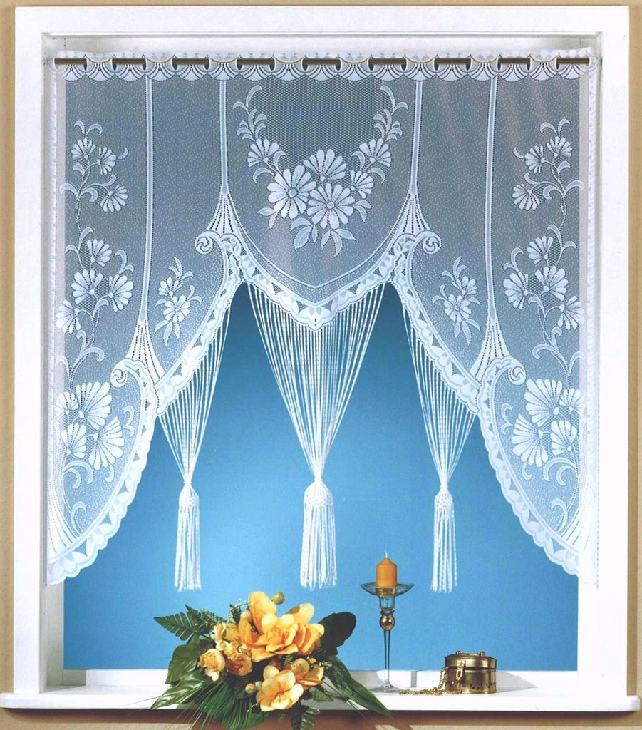 heimtexland ® Raffinierte Scheibengardine Fensterbild Produktbild 
