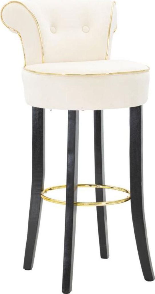 FURNLUX Stołek barowy Luxurious Beige 46cm / Kolor główny: Zdjęcie produktu 