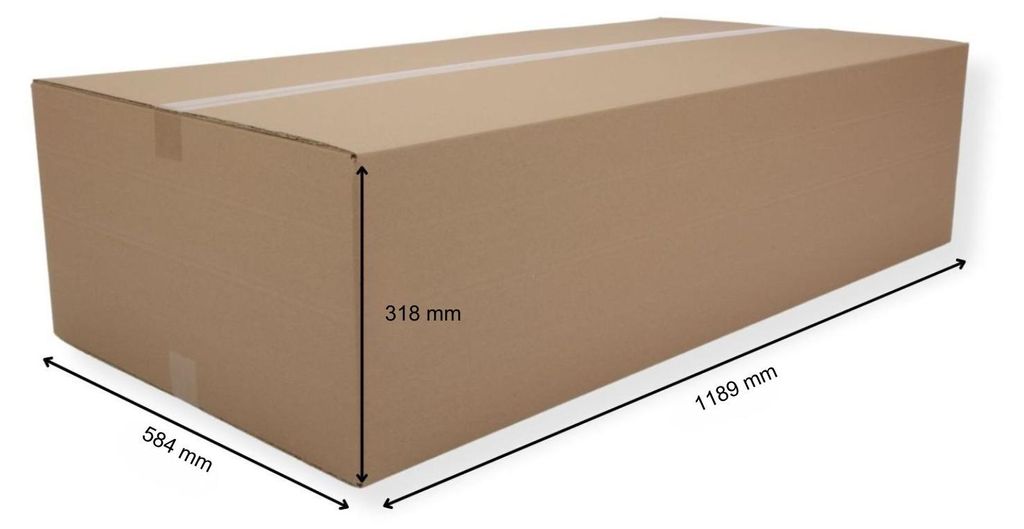Faltkarton 1200 x 600 x 300 mm 1 Stück Produktbild 