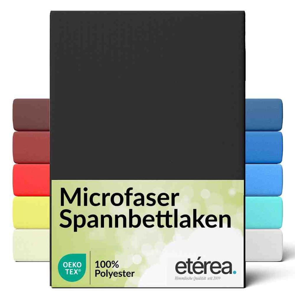 etérea Spannbettlaken Microfaser 90x200 - 100x200 cm Produktbild 