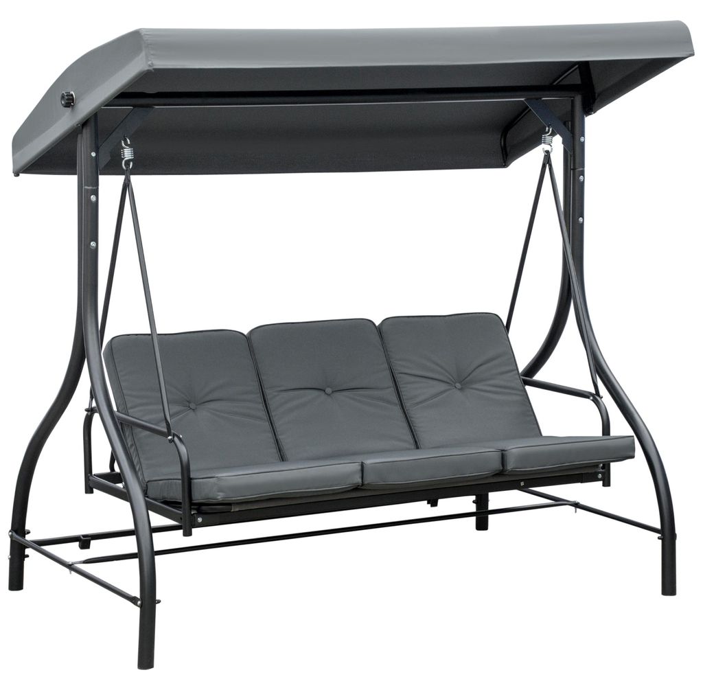 Schaukelbank. Hollywoodschaukel mit Sonnenschutz. Produktbild 