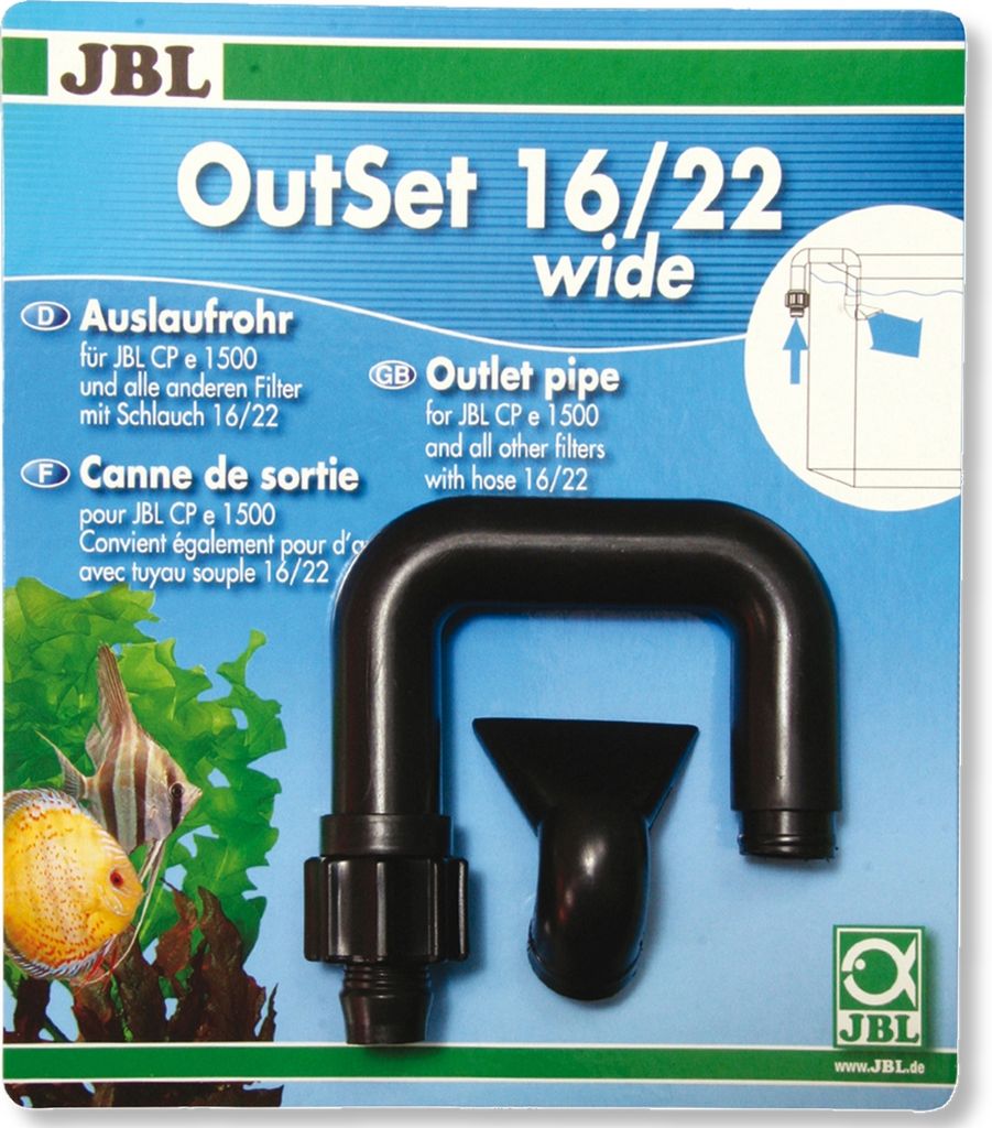 JBL OutSet wide - Wasserrücklauf-Set mit Breitstrahlrohr - 16/22