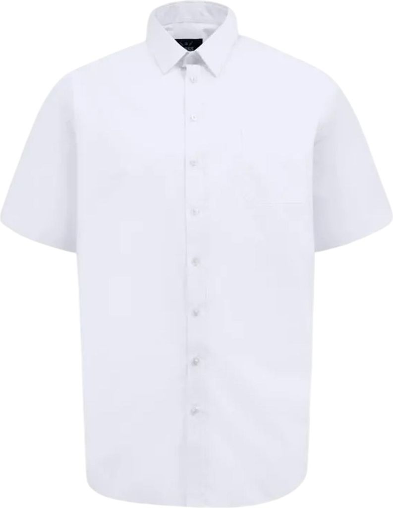 Duke - "D555 Lucas" Hemd für Herren, kurzärmlig DC587 (XL) (Weiß)