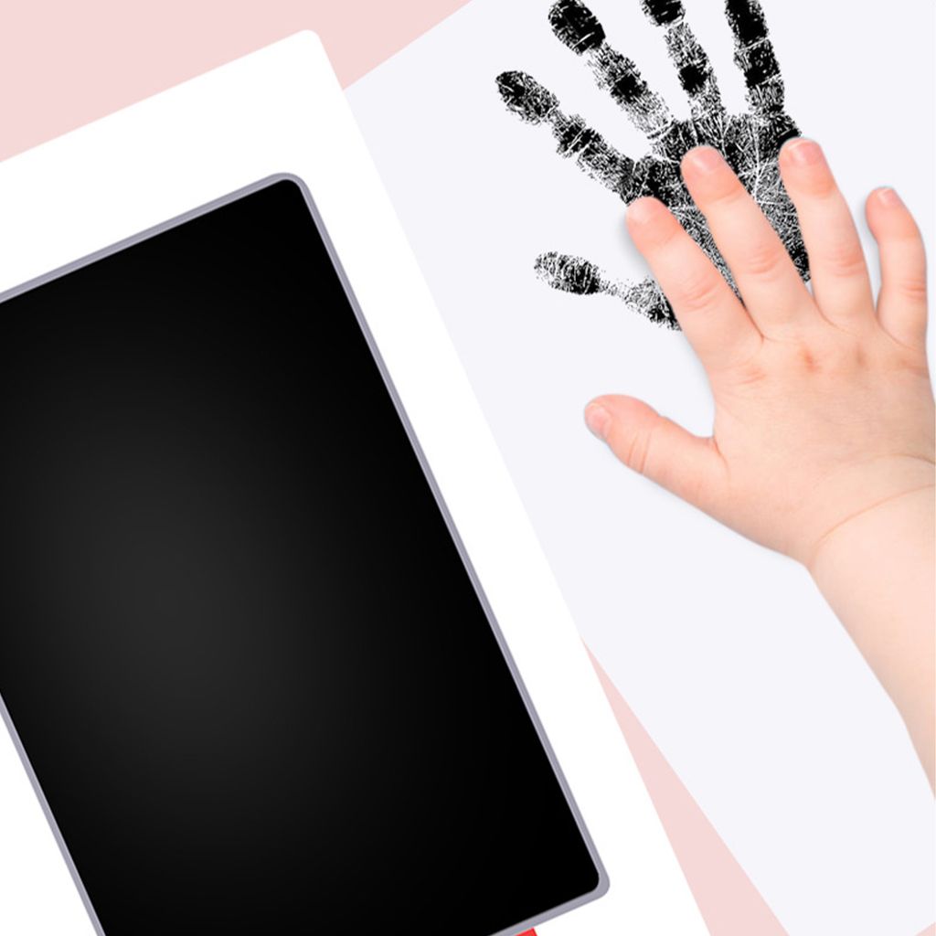 Pfotenabdruck Set Katze - 3 Stempelkissen Schwarz Mit Abdruckkarten