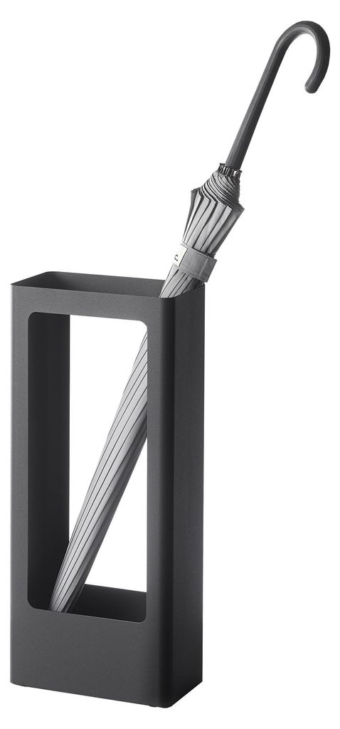 Yamazaki Porte-parapluies noir métal étroit moderne peu Image du produit 