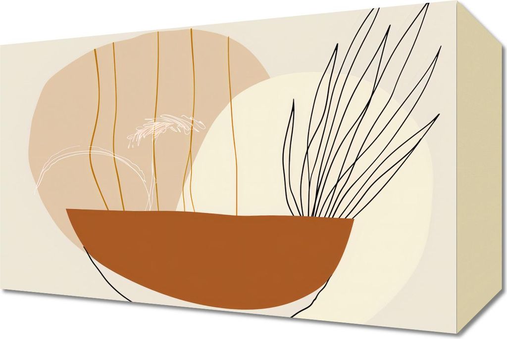 Bild 30x20cm Terrakotta Gefäß
