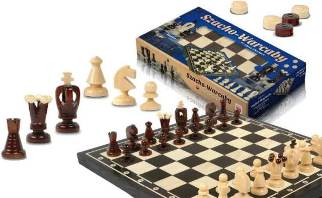 Jeu d'Échecs MAGIER 31cm avec Figurines Guerriers Détails Sculptés