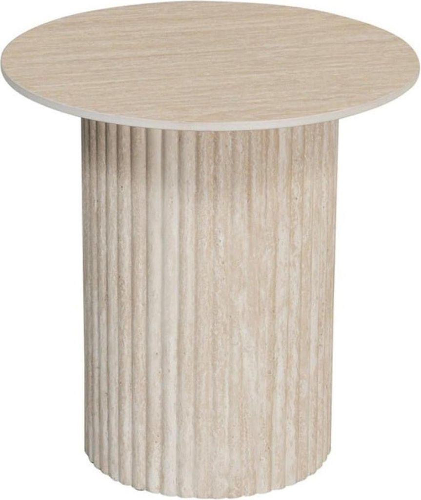 Beistelltisch Craft mit Keramik-Platte - Travertin Optik