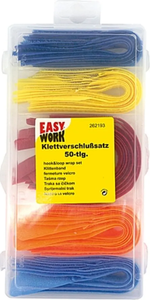 50 Chiusure Velcro Easy Work 262193 per Officina - Qualità Industriale