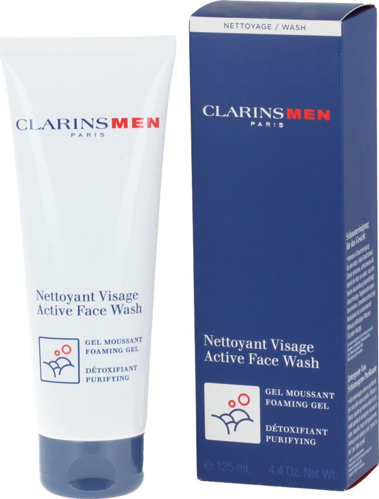 Clarins - Men Active Face Wash - Foaming cleansing gel, Zdjęcie produktu 
