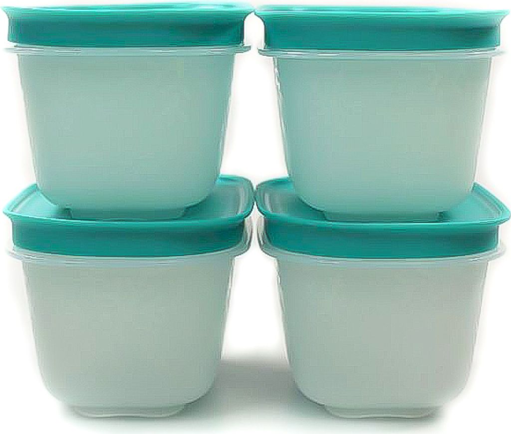 TUPPERWARE Gefrier Behälter 170 ml weiß minze (4) Produktbild 