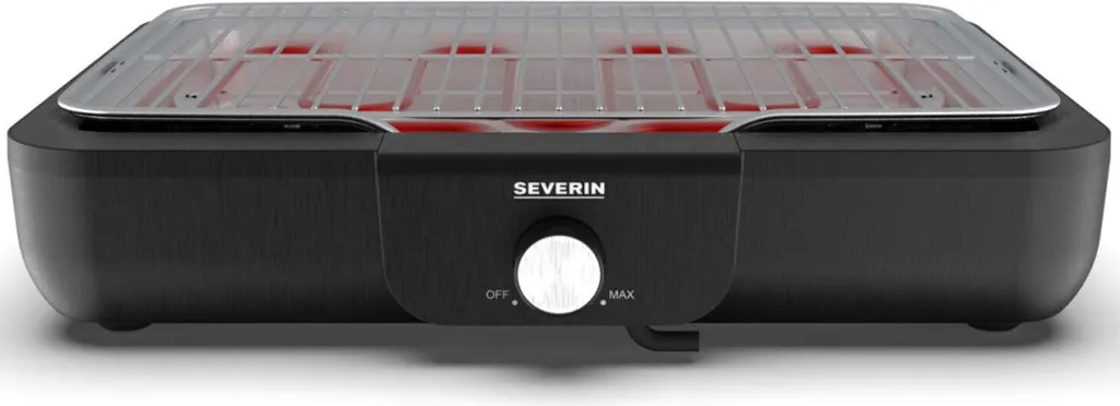 Gril électrique Severin 2300 W noir idéal pour repas conviviaux été