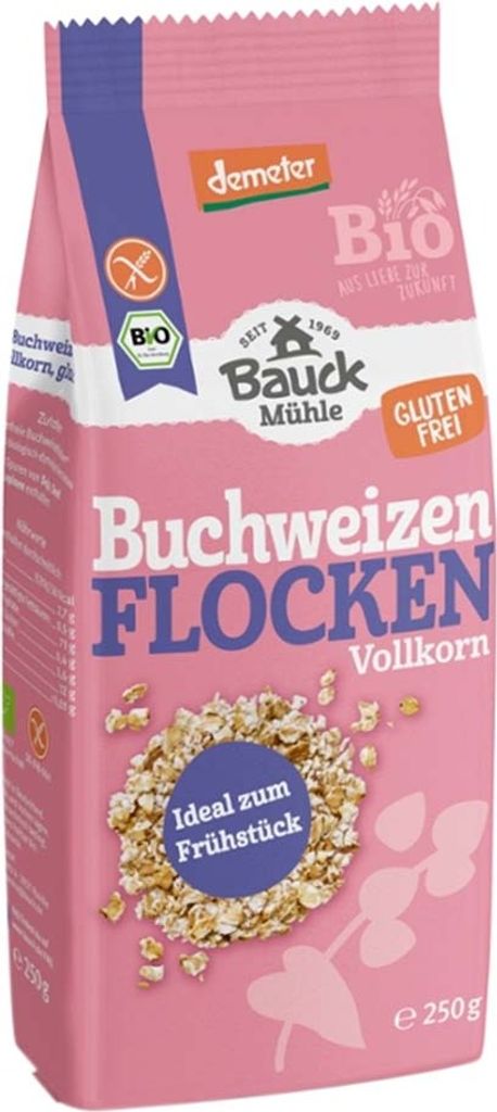 Bauckhof Buchweizenflocken glutenfrei Demeter -- 250g Produktbild 