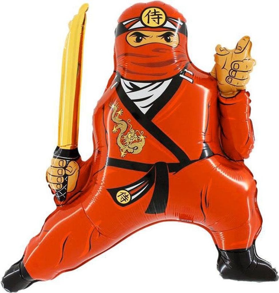 Fóliový balón - Ninja Red Obrázok produktu 