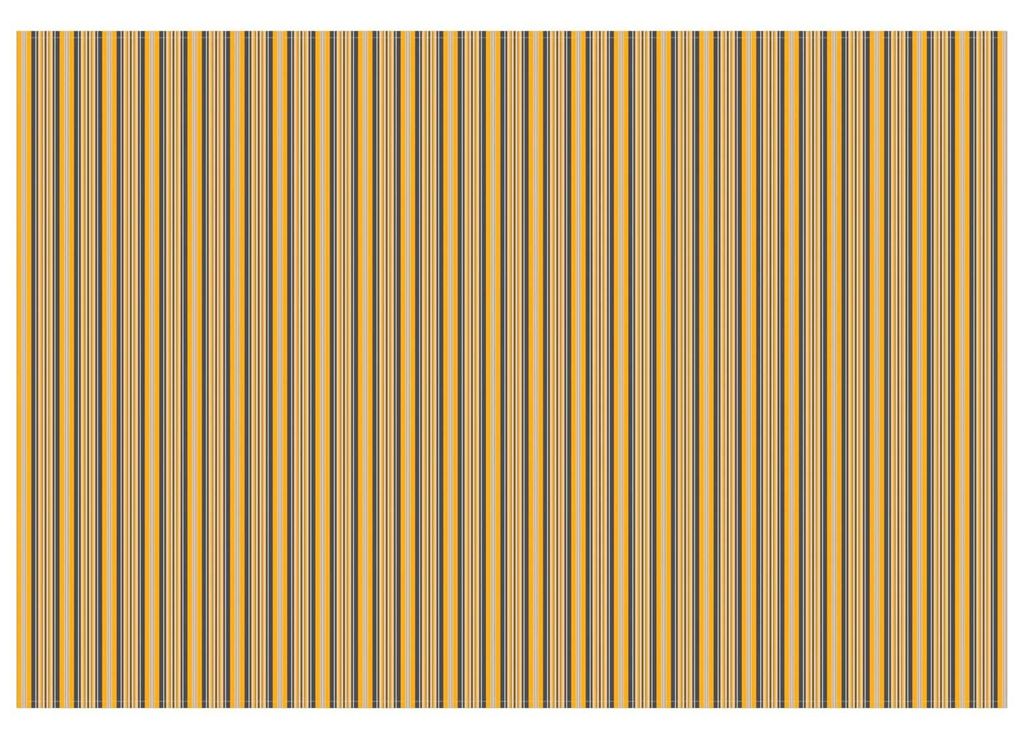 Ersatzmarkisenstoff Orange und Schwarz 500 x 300 cm