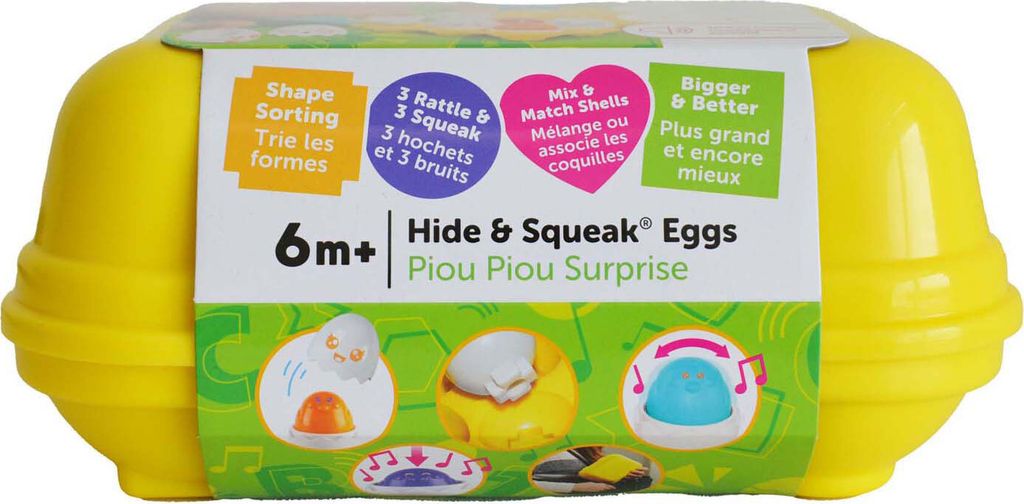 TOMY TOOMIES Eier mit Geräuschen neu E73560 Produktbild 