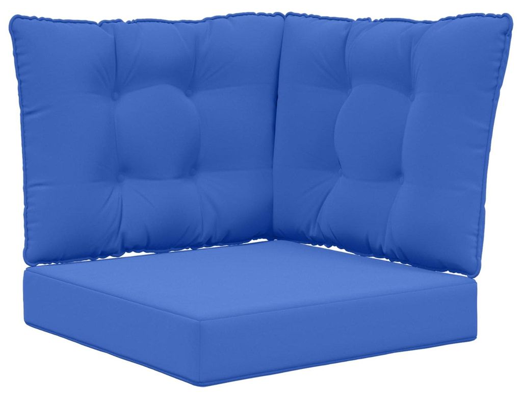vidaXL Sofakissen für draußen 3 pcs Türkis Polyester