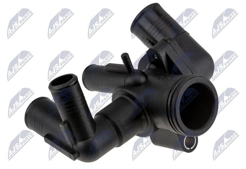 NTY Thermostatgehäuse CTM-FR-057 für FORD Transit Mk6 Kasten (V347, V348, FA)