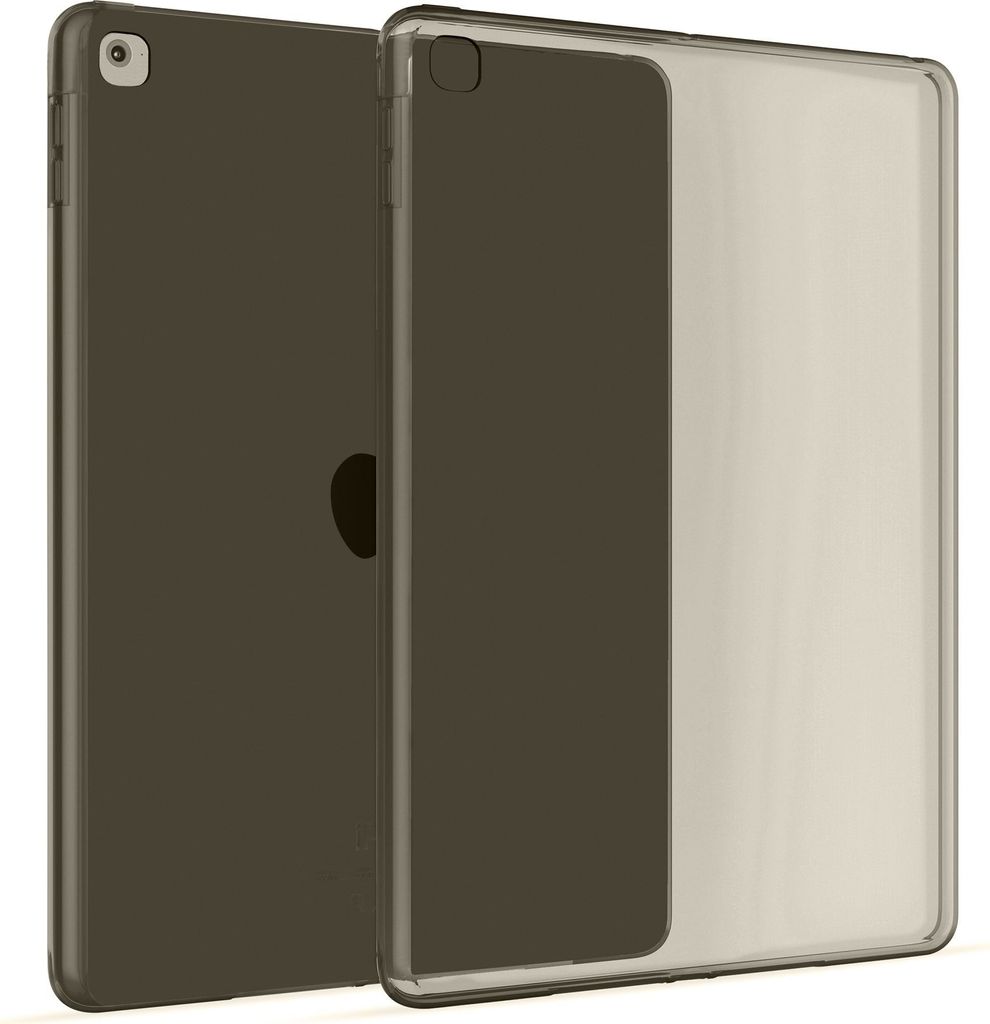 Hülle Kompatibel mit Apple iPad Mini 4 & Mini 5 - Transparent Silikon Cover Case Schutzhülle in Schwarz
