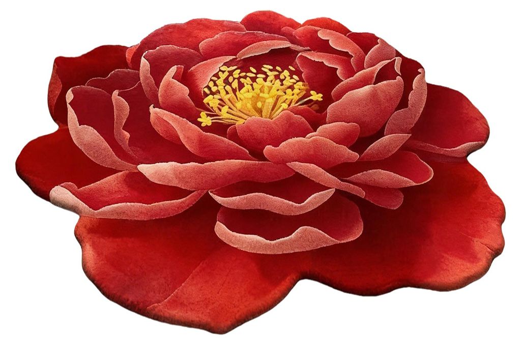 3D-Blumenmuster-Teppich, realistische Blumenmuster-Fußmatte, rutschfest, saugfähig, Badezimmerteppich für Schlafzimmer, Wohnzimmer, Spielzimmer,...