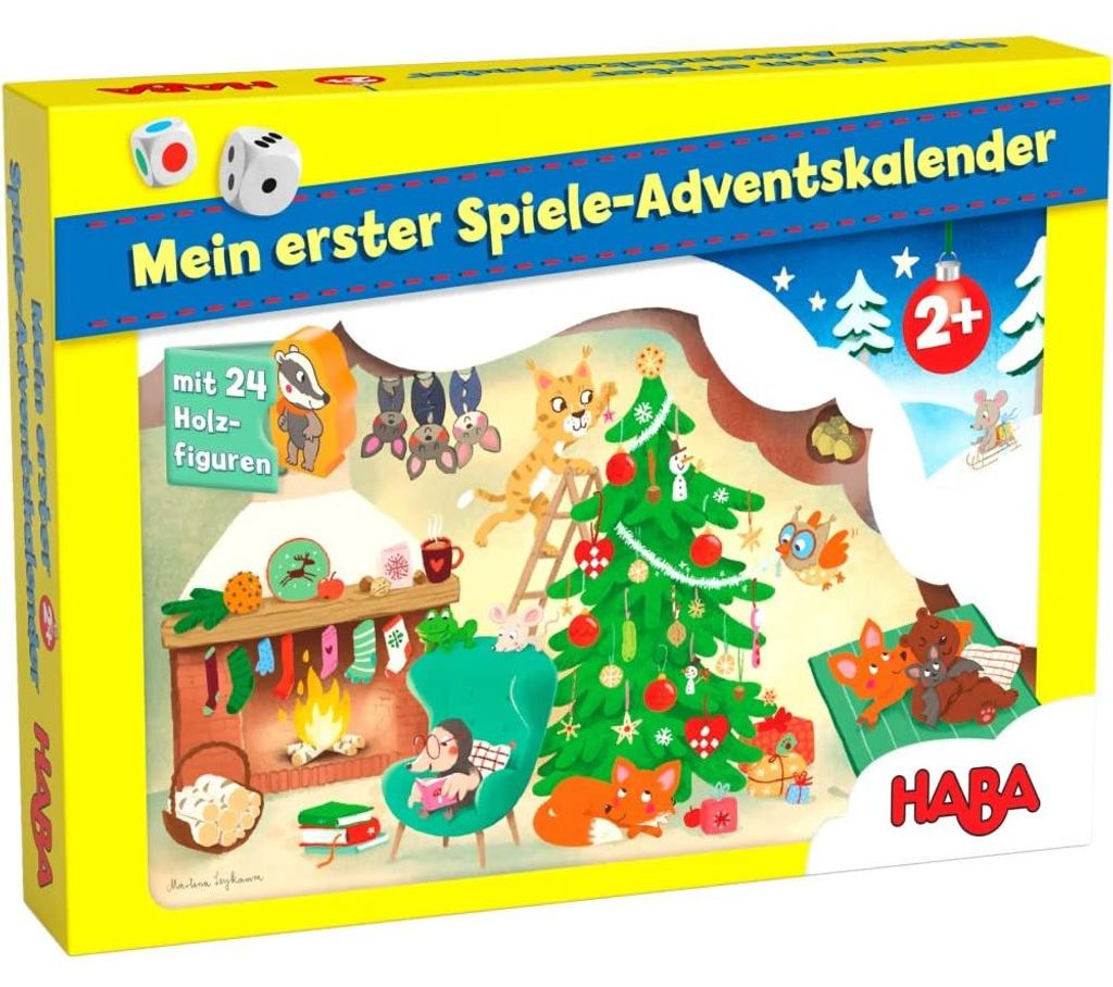 Haba Adventskalender Weihnachten Bärenhöhle 2023, Produktbild 