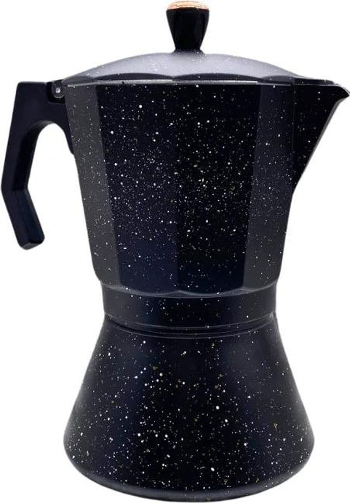 Eisenbach LSS012: Espresso-Moka-Kaffeemaschine aus Aluminium - 12 Tassen