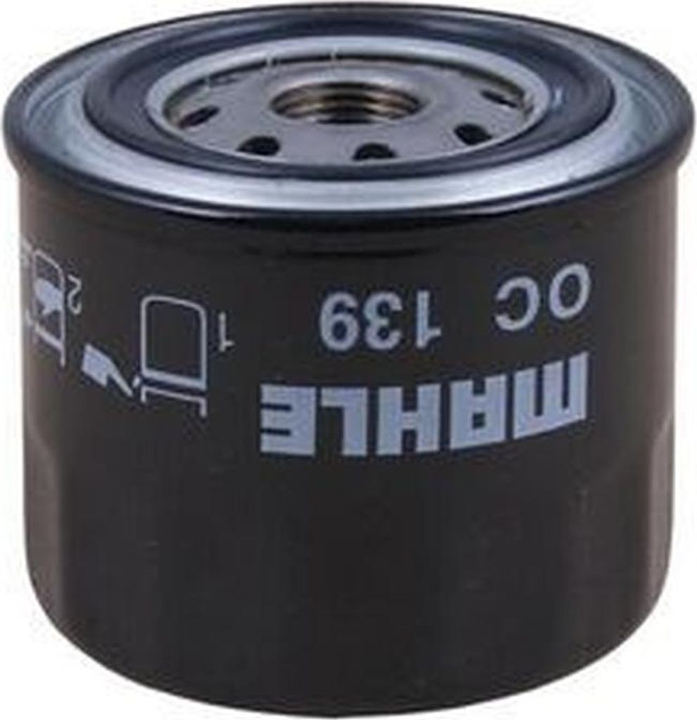 Ölfilter anschraubbar Ø 80 mm MAHLE passend für NISSAN MICRA