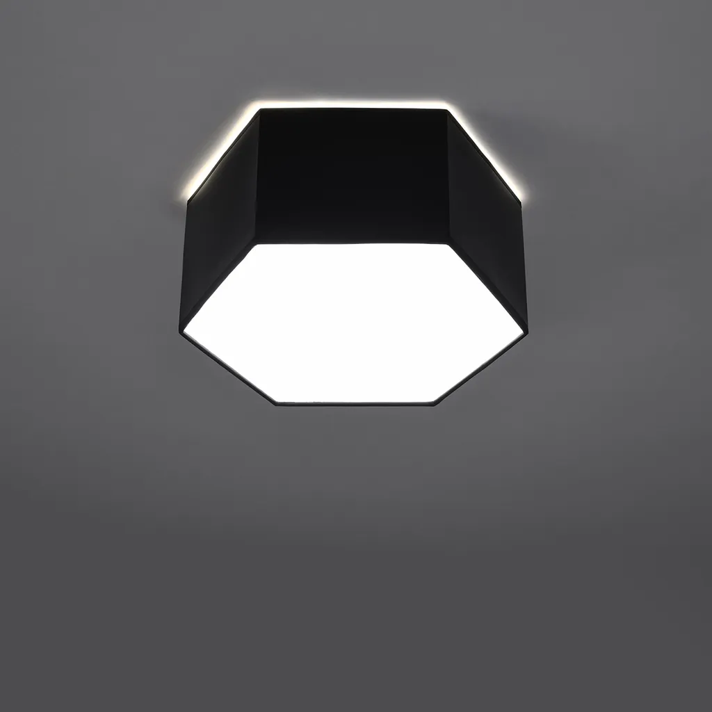 Plafoniera Professionale Sunde 13 Sollux 2xE27 Nera | IP20 - 17