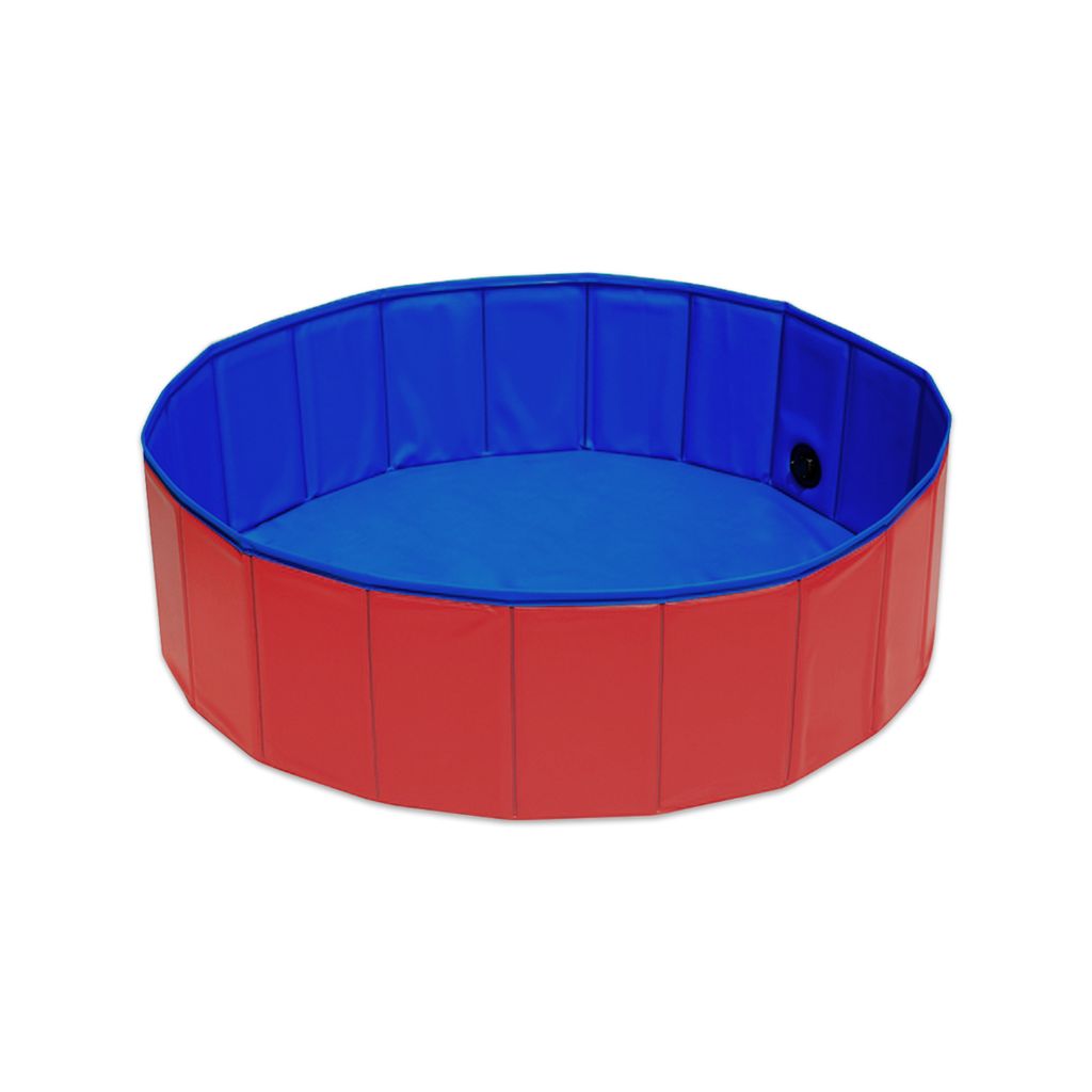 Hundepool Planschbecken Kinder Pool Baby Hundebad Rot 80 x 30 cm R3