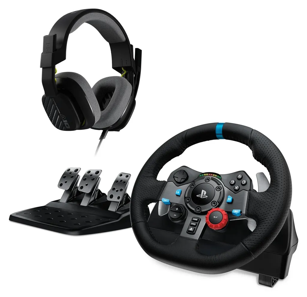 Pack Simulation Auto Logitech G29 et Casque A10 pour PS5, PS4 et PC VR - 4