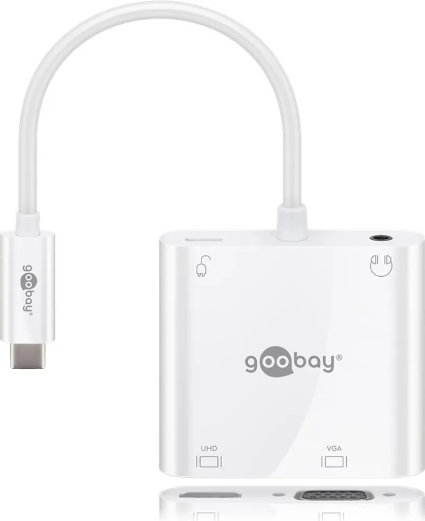 Offerta Goobay 52418 Adattatore USB-C Multiporta HDMI VGA PD 100W