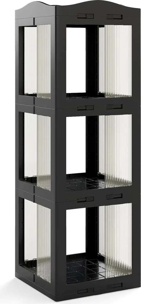 Étagère pivotante 3 niveaux pour organiser vos épices et cosmétiques