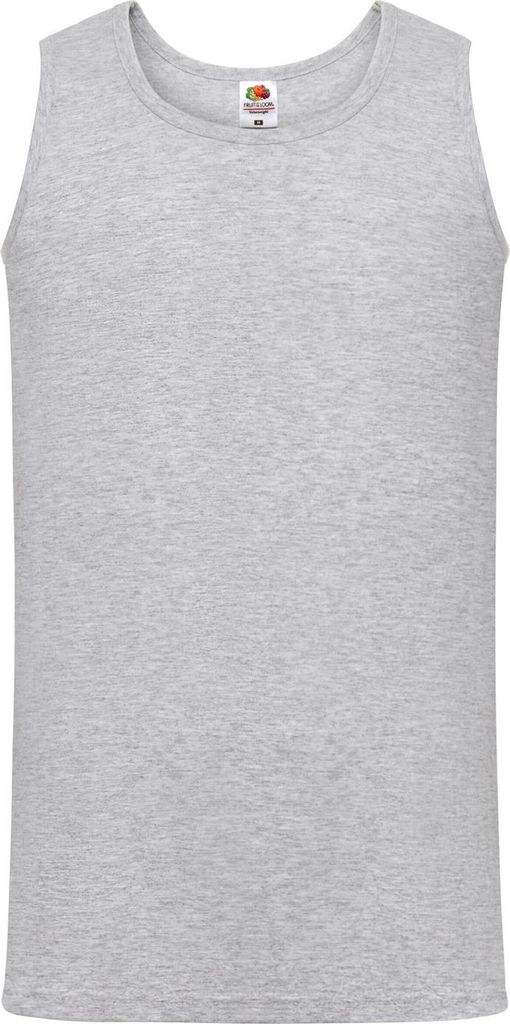 Fruit of the Loom - "Valueweight Athletic" Ärmelloses Oberteil für Herren/Damen Uni LT1862 (4XL) (Grau meliert)