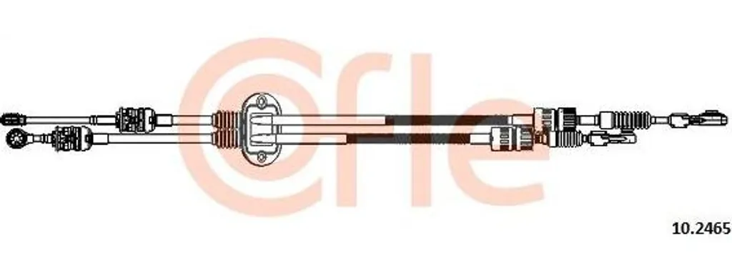 Câble de commande de vitesse manuelle pour Focus - Référence 10.2465