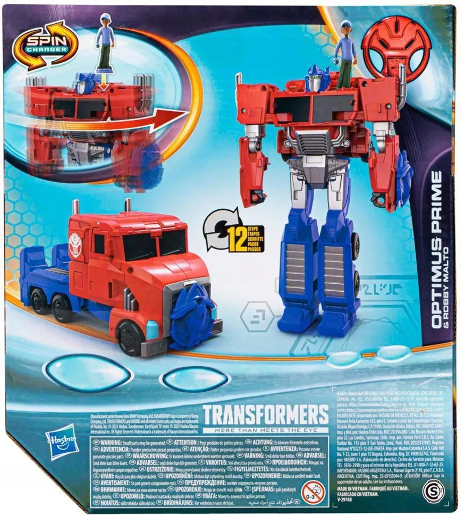 Pack Transformers EarthSpark Optimus Prime 20cm : Jeu et Collection