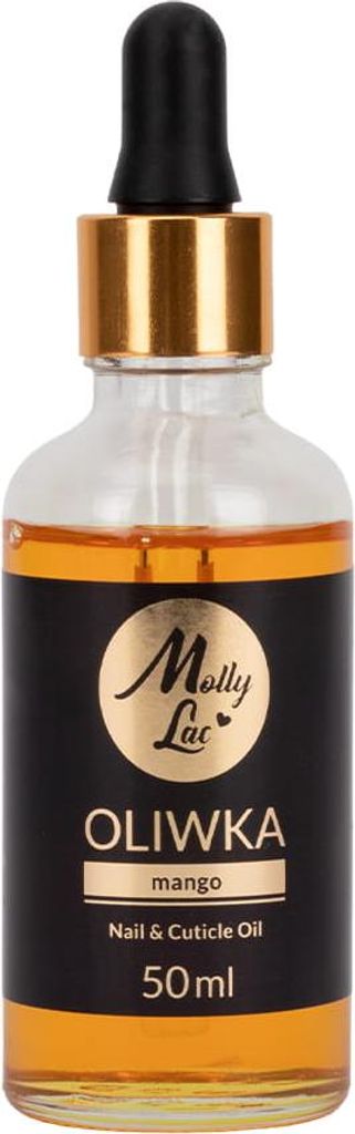 MollyLac Nagelhaut- und Nagelöl mit Mangoduft und Tropfer, 50 ml